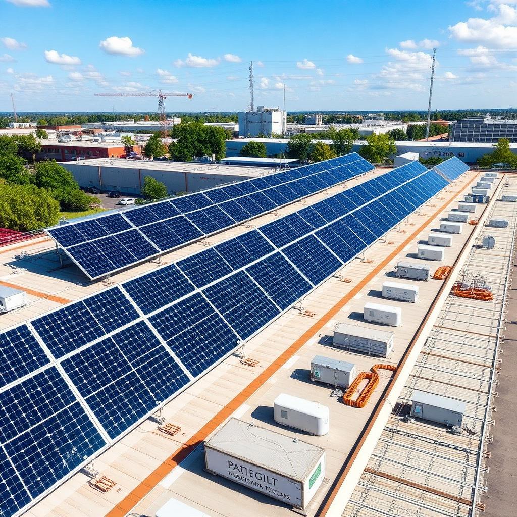100kW Industrial Rooftop