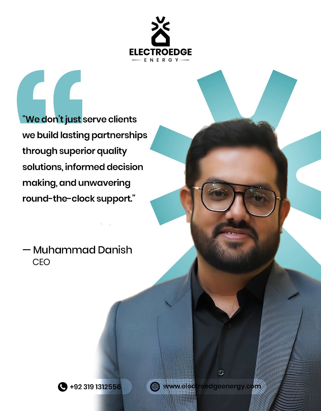 Muhammad Danish — CEO, Electroedge Energy