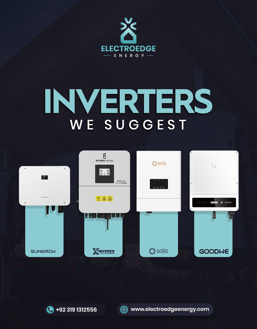 Inverters - Sungrow, Inverex, Solis, GoodWe